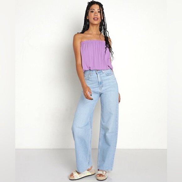 Levi's High Loose Jeans Baggy  Size 27 Cotton Hemp - Picture 1 of 16